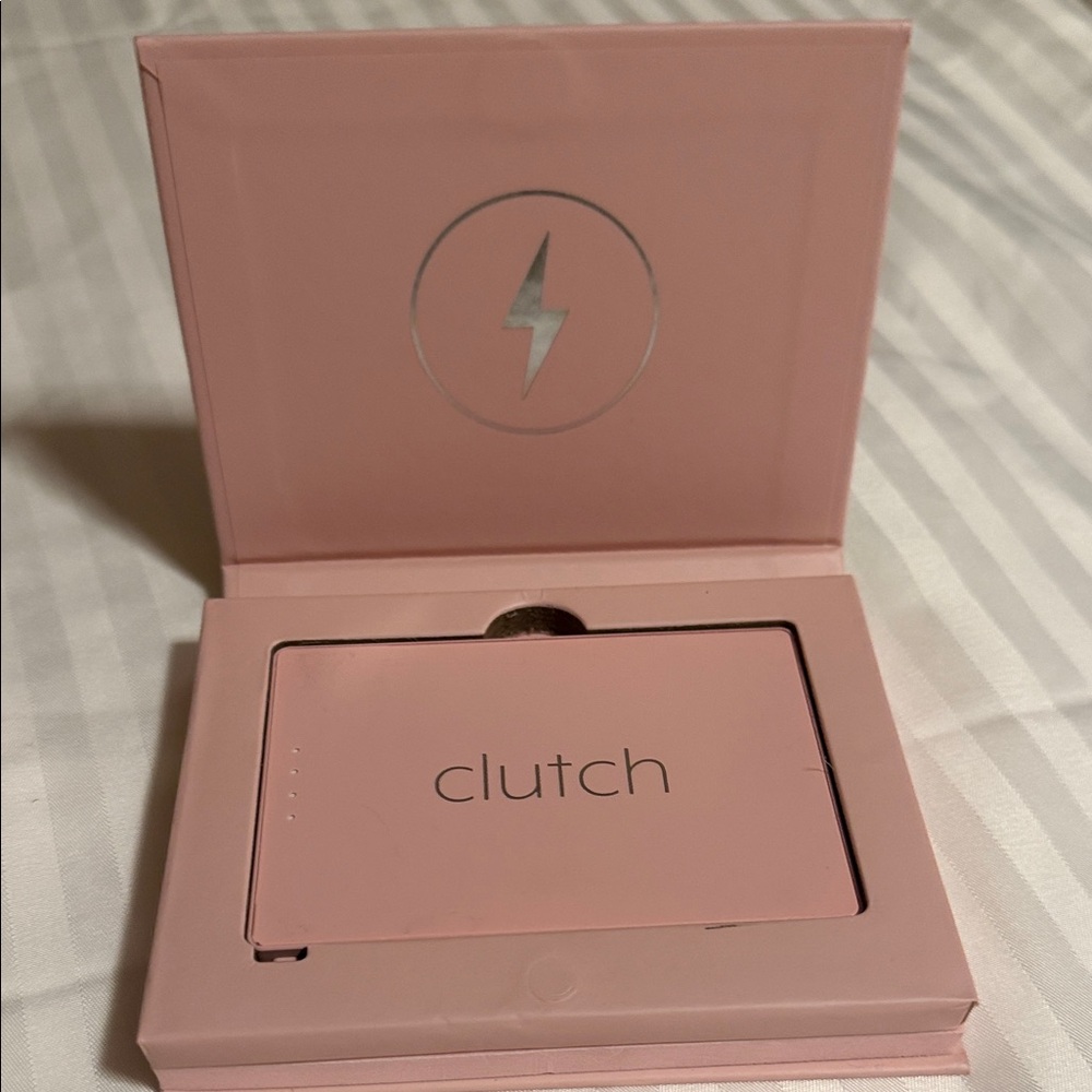 Clutch Portable Power Bank Charger in Pink - Picture 12 of 16